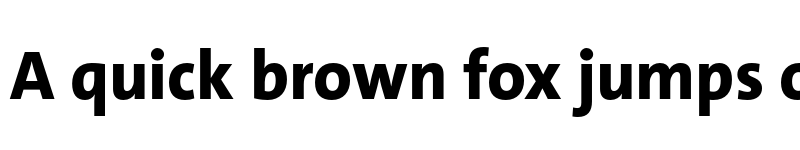 Preview of TheSans Trial ExtraBold font