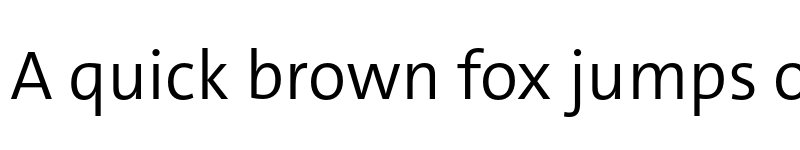 Preview of TheSans Trial SemiLight font