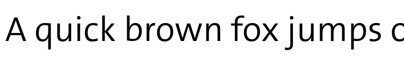 Preview of TheSansB W4 SemiLight font