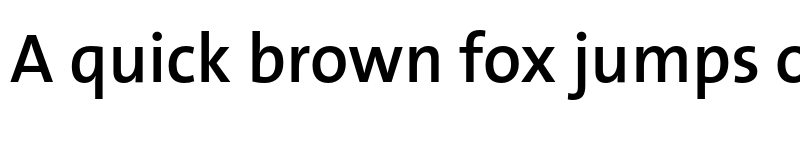 Preview of TheSansB W6 SemiBold font