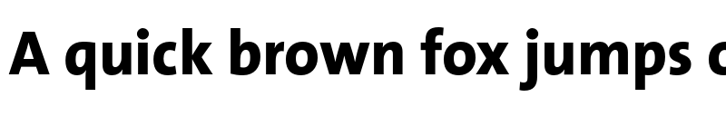 Preview of TheSansB W8 ExtraBold font