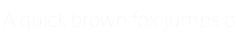 Preview of TheThinnest Trial Regular font