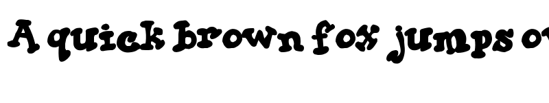 Preview of Thick Chocolate Regular font