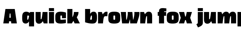 Preview of Thicker Trial Black Upright font