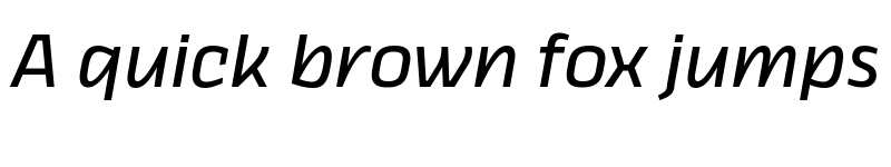 Preview of Thicker Trial Regular Slanted font