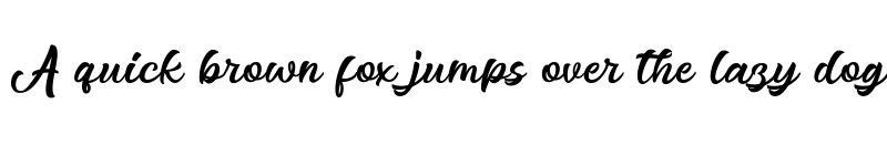 Preview of Thiery Script Regular font