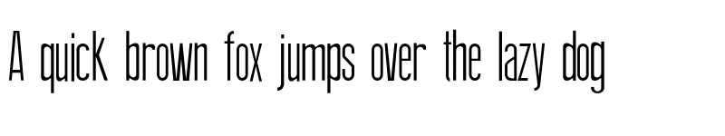 Preview of Thin Design Regular font