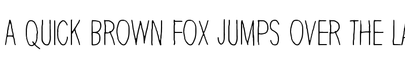 Preview of Thin king Regular font