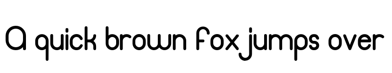 Preview of Thinfont-Bold Regular font