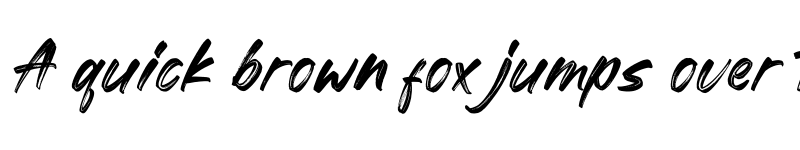 Preview of Thom Rodger Regular font