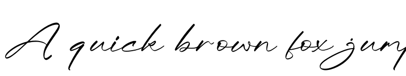 Preview of Thomasita Regular font