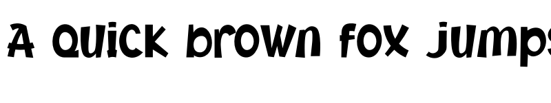 Preview of THORATE Regular font