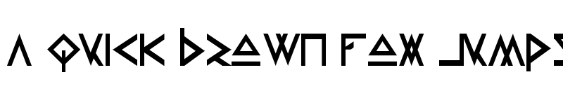 Preview of Thors Hammer Regular font