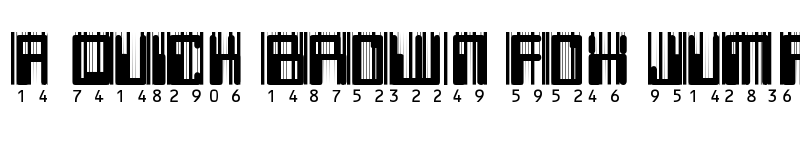 Preview of Thought Police Regular font