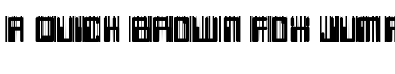 Preview of Thought Police [unarmed] Regular font