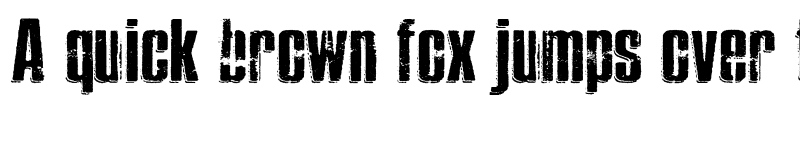 Preview of THRASHER Regular font