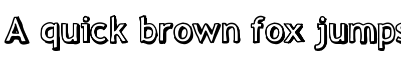 Preview of ThreeDee Medium font