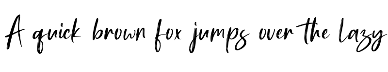 Preview of Thristina Regular font