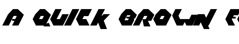 Preview of Thrust Regular font