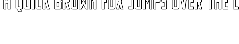 Preview of Thunder Nova 3D Regular font