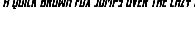 Preview of Thunder Nova Bold Semi-Italic Regular font