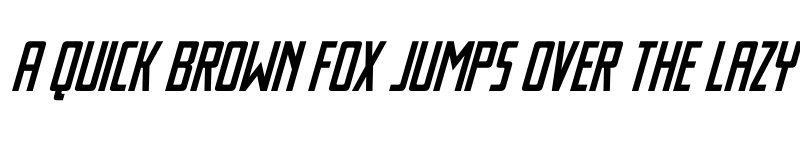 Preview of Thunder Nova Compact Italic Regular font