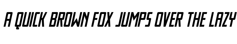 Preview of Thunder Nova Compact Semi-Ital Regular font