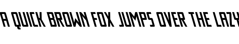 Preview of Thunder Nova Leftalic Regular font