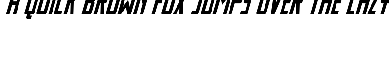 Preview of Thunder Nova Semi-Bold Italic Regular font