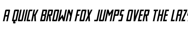 Preview of Thunder Nova Semi-Italic Regular font