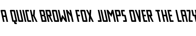 Preview of Thunder Nova Semi-Leftalic Regular font