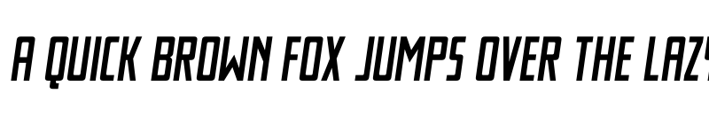 Preview of Thunder Nova Slight-Italic Regular font