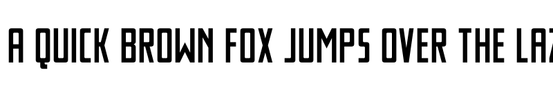 Preview of Thunder Nova Spaced Regular font