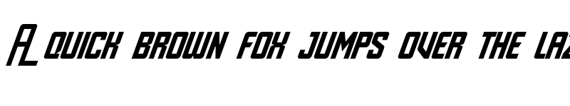 Preview of Thunder Regular font