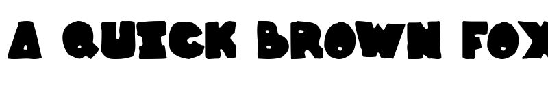 Preview of Thunder Thighs Regular font