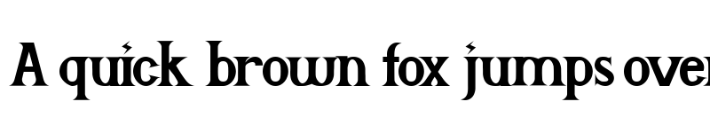 Preview of Thunderbolt Regular font