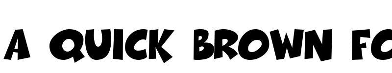 Preview of Thwack Regular font