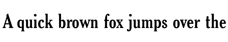 Preview of Thyssen J Regular font