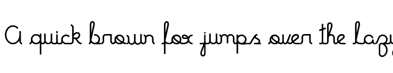 Preview of Tia Marcia Regular font