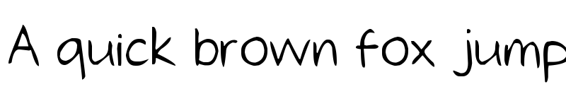 Preview of Tidy Hand Regular font