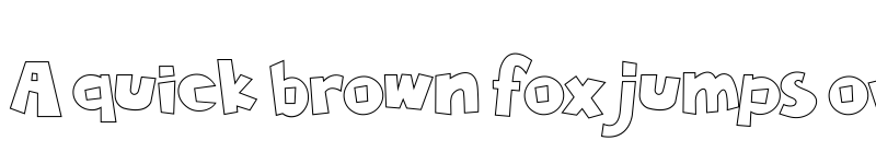 Preview of Tiki Tropic Outline Outline font