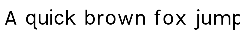 Preview of Tikus Putih regular font