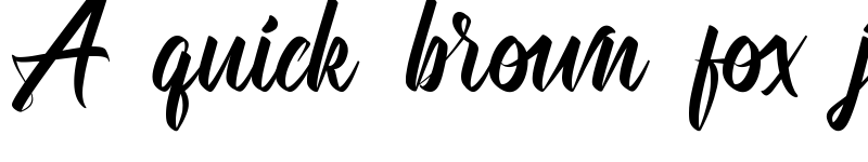 Preview of Tillamook Demo Regular font