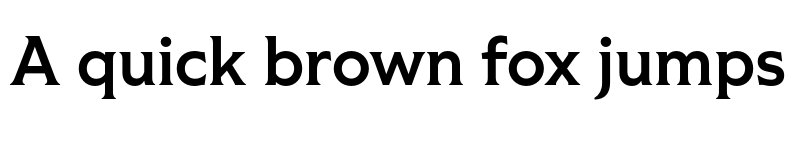 Preview of Tiller Demi font