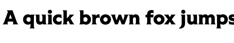 Preview of Tiller Heavy font