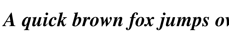 Preview of Times Newer Roman Bold Italic font