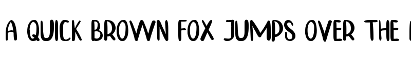 Preview of TINNY HURRY Regular font