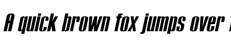 Preview of Tipo PRESS Italic font