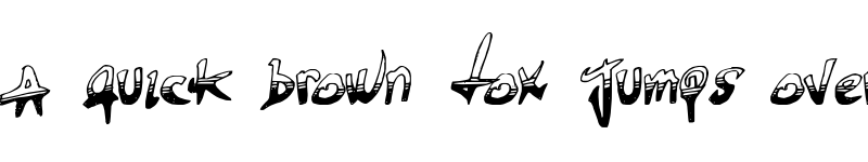 Preview of TIRED TERRORIST Regular font