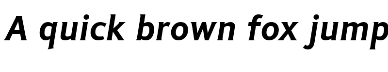 Preview of Tiresias LPfont Italic font